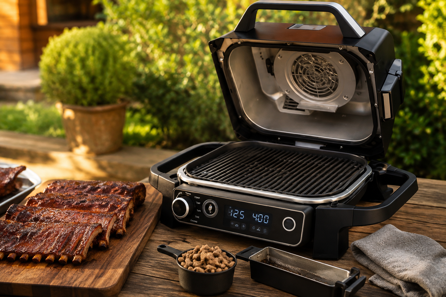 How to Clean a Ninja Woodfire Grill After Smoking: Smoke Box, Grease Tray, and Grates