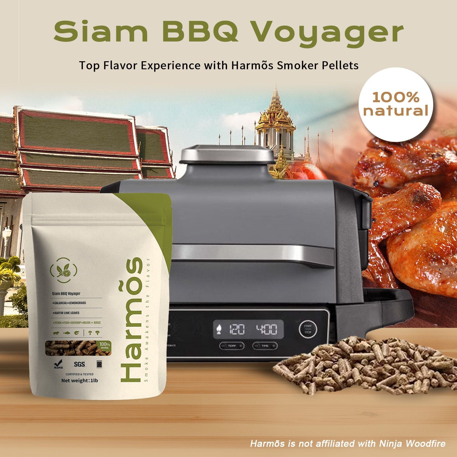 Siam BBQ Voyager-2 lbs