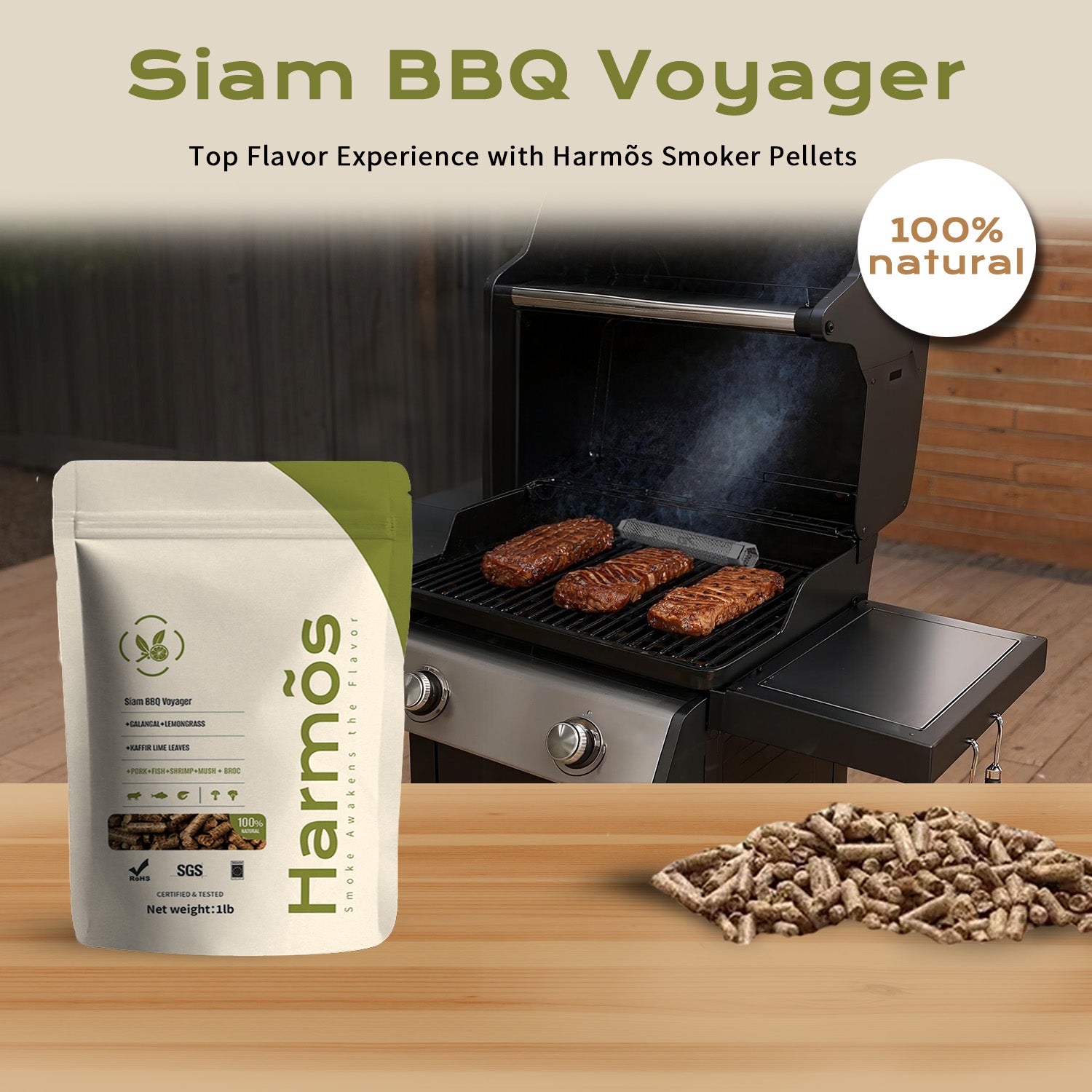 Siam BBQ Voyager-2 lbs